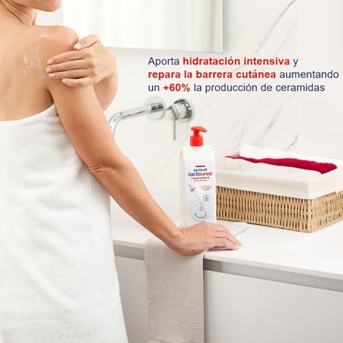 Lactovit - Leche Corporal Reparadora Lactourea con Protein Calcium, para Pieles Secas y Extra Secas - 400 ml - imagen 6