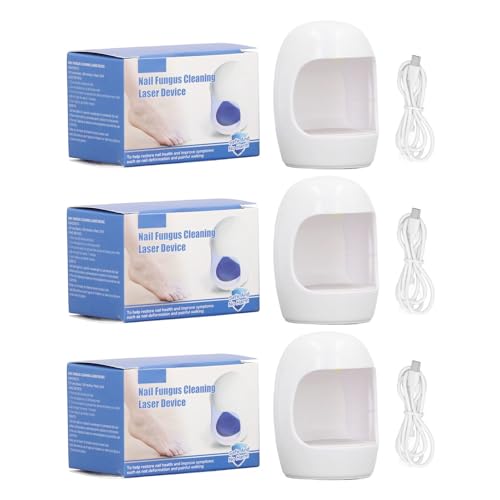 CHHELIHL Dispositivo de fototerapia para el cuidado de las uñas para el tratamiento de las uñas de los pies, lámpara de rayos azules para restaurar la salud de las uñas,