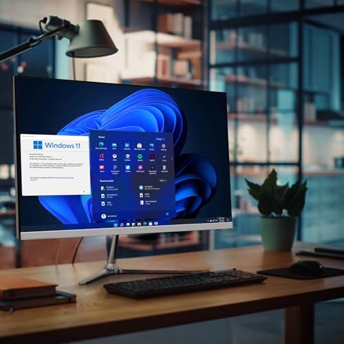 23.8" All in One Desktop Computer (Wireless Keyboard, Mouse & Speaker) Intel CPU up to 2.9GHz, FHD, 16GB RAM, 512GB SSD, Windows 11, BT5.2, WiFi 6,Minimalist Style for Home, Office - Image 6
