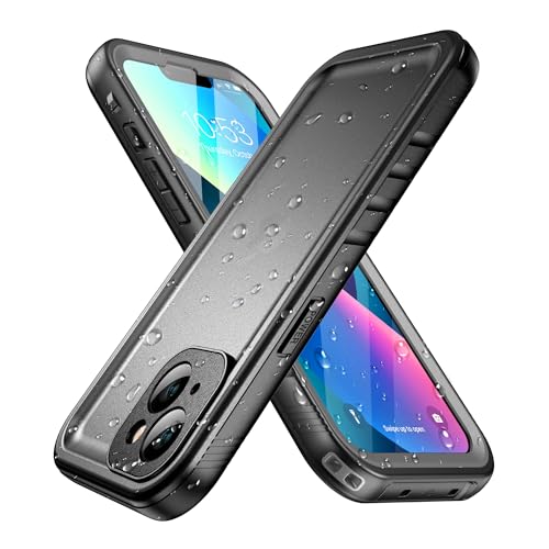 SPORTLINK Funda para iPhone Impermeable   360 Antigolpes Militar IP68 Waterproof Carcasa Antipolvo Acuatica Agua con Pantalla/Camara Protección para iPhone 13 Mini 5.4