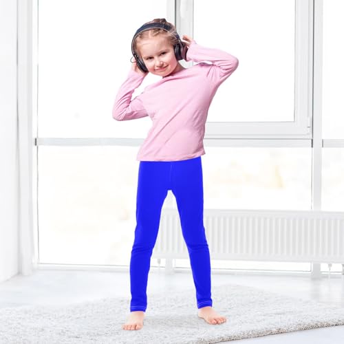 GuoChe Blue Girls Shorts Cotton Cartwheel Shorts Gymnastics Leotards Under Dress4