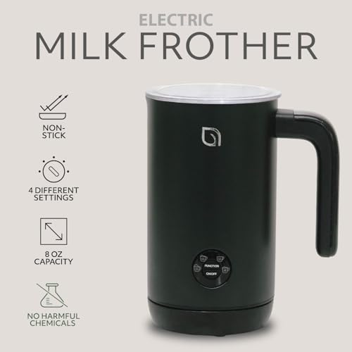 WILLOW Eco Series Milk Frother, 4 in 1 Milk Steamer, One Button Operation Hot and Cold Foam Maker 8.12oz/240ml Milk Warmer for Coffee & Latte, Made from 99% Recycled Plastics, 100% Non-Toxic by WILLOW - Used condition - Image 2