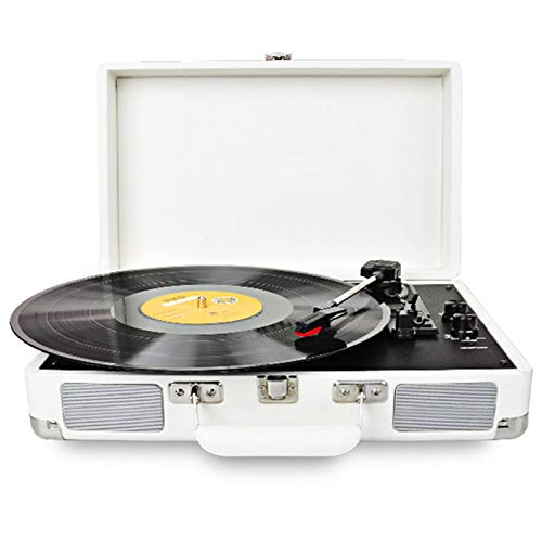 Tourne-Disque Portable Bluetooth Vintage à 3 Vitesses avec Haut-parleurs intégrés, Vitesse de Prise en Charge 33/45/78… - Les Beatles, Paul McCartney, John Lennon, RIngo Starr, George Harrison Tourne-Disque Portable Bluetooth Vintage à 3 Vitesses avec Haut-parleurs intégrés, Vitesse de Prise en Charge 33/45/78…