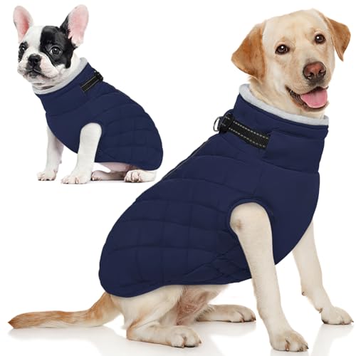 AOFITEE Winter Jacket for Extra Large Dogs, Warm Turtleneck Dog