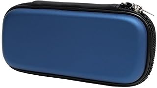 EVA for dart Case Hard Shell Wallet for Steel Tip Soft Tip Darts with Zipper Pouch Accessories Storage Blue 18.5cm(Blue)