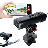 【Amazon.co.jp 限定】RAMASU(ラマス) 自転車レコーダー/FHD 自転車用ドライブレコーダーFULLHD 207万画素CMOS 対角125°、水平120°、垂直64° 事故の証拠に スマホと連携 WDR搭載 夜間撮影対応 脱着簡単 スーパーキャパシタ内蔵 IP65防水・防塵 Gセンサー搭載 ループ録画 録音機能 microSDカード対応 ブラック