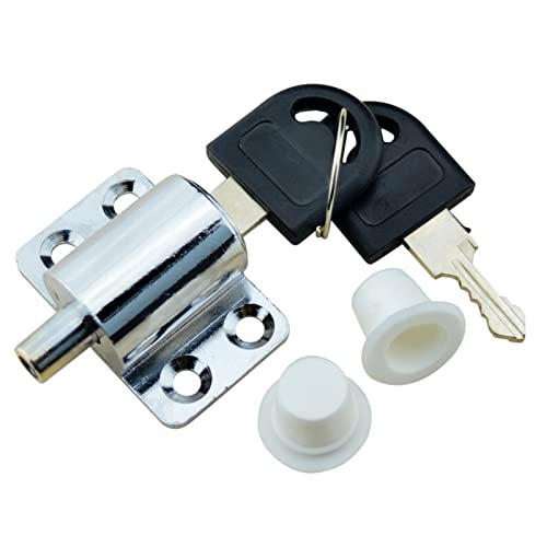 Loquet de porte de fenêtre anti-intrusion en acier et aluminium blanc