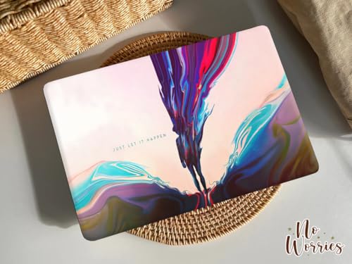 Image of NoWorries 14inch /15.6inch Laptop Skin ''Customizable'' Easy to Apply Gray Back Skin for All Laptops (Theme - Graffiti) (Scratch & Dustproop) Gray Back Material Bubble Free Laptop Skins