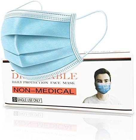 DXLOVER Face Masks, 50 Pack/Box