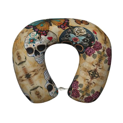 Almohada de viaje espuma viscoelástica negro tamaño único miniatura 1