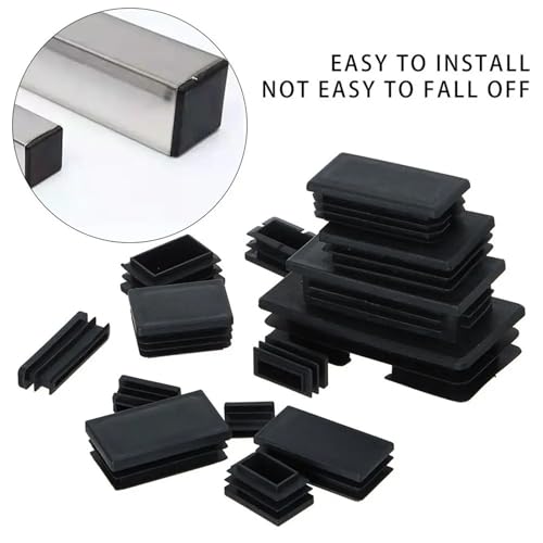 Cubierta pie plástico 10x20mm para eliminar ruidos y proteger el suelo de muebles, 16 unidades 4