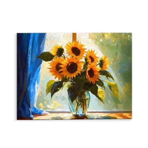G fW^G Ђ܂̉ԕr LbgŃyCguVƃANG̋, l̎q̂߂̃Mtg Paint by Numbers h DIY ɂAN ʊGCeA rO 50x70cm (t[X) p-9