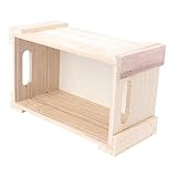 DESIGN CRÉATIF : le panier de rangement de bureau a un design créatif avec cadre en bois, qui est non seulement beau mais aussi pratique, ce qui en fait un complément parfait à la décoration de n'importe quelle pièce. décor vintage décoration parfaite pour votre chambre et organisez vos articles divers de table.