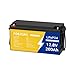 POERUNI.12.8V 200Ah LiFePO4 Battery, Lithium Iron Phosphate Deep Cycle Battery for RV, Solar, Marine, Trolling Motor, 2560Wh Power, 10+ Year Lifespan, Built-in BMS, Blister Packaging