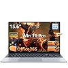 Laptop 2026, procesador M3-6Y30 Core M3-6Y30 de 15.6 pulgadas, 8 GB de RAM 256 GB SSD, tapa superior con apertura de 180°, gráficos UHD, FHD 1080P, WiFi 5G, BT4.2, Mini HDMI, Win 11/Office, garantía