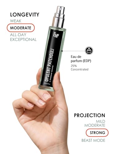 Image of EM5 Opulent Patchouli Perfume for Men & Women | Spicy Woody Musky Rose | Eau De Parfum Spray | Luxury Gift for Him /Her | 15 ml