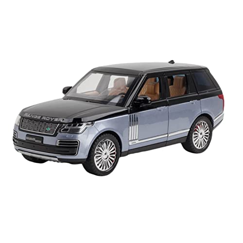 pour Land Rover Range Rover.1:24 Véhicule Tout-Terrain Moulé sous Pression en Alliage De Métal Modèle Retirer Voiture Enfants Collection De Cadeaux (Color : Bleu)