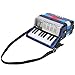Piano Accordion 17 Keys 8 Bass Hand Accordion Teaching Training Interest Cultivation Musical Instrument for Children Beginners Students