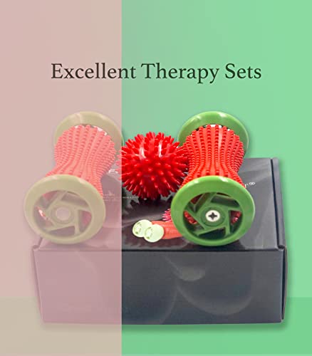 Chifit Foot Roller Massage Ball, Reflexology Foot Massager Tool, Plantar Fasciitis Relieve Diabetic Neuropathy,Acupressure Trigger Point Therapy, Heel Arch Arthritis,2 Rolles And 1 Spiky Ball #TOP2