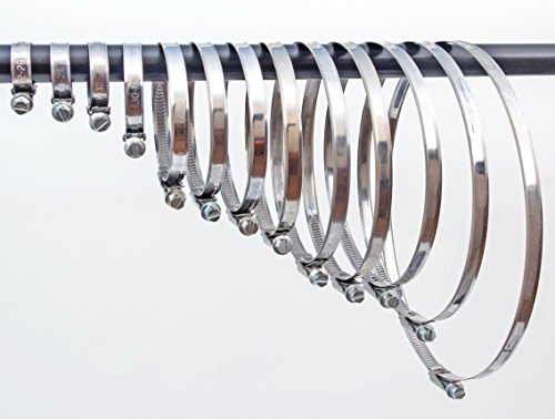 Preisvergleich Produktbild Edelstahl Schlauchklemme Schlauch-Schelle 10-16 mm