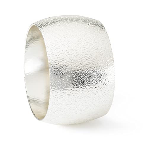 Silver Napkin Rings Set Of 6, Silver Napkin Holders For Dining Table Parties, Napkin Rings Silver, Napkins Rings #TOP1