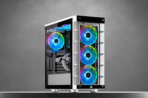 Corsair iCUE QL120 RGB, 120 mm RGB LED PWM Fans (102 Individually Addressable RGB LEDs, Speeds Up to 1,500 RPM, Low-Noise) Triple Pack with iCUE Lighting Node CORE Included - Black