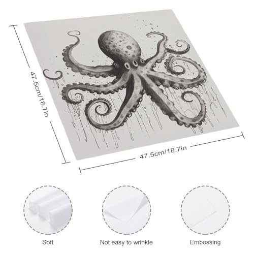 Servilletas de Tela Octopus 18.7 x 18.7 in Pack 6 miniatura 2
