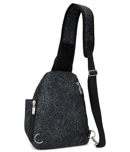 Image of Baggallini Medium Sling Backpack - 9 inchx11 inch Lightweight Sling Bag with Convertible Adjustable Shoulder Strap