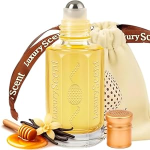 Perfume Oil Vanilla Oud 6ml Roll-On by Luxury Scent – Long Lasting Alcohol-Free Arabian Attar with Warm Woody Oriental Notes, Travel Size Unisex Fragrance for Men & Women, Vegan & Cruelty-Free
