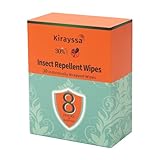 Insect Repellent Wipes – 30 Individually Wrapped Wipes with 30% DEET – Mosquito Repellent & Tick Protection – Up to 8 Hours – Alcohol-Free & Fragrance-Free