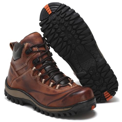 Bota Coturno Masculino Adventure Militar Trilha Em Couro Taupe (Taupe, BR, Adulto, Numérico, 41)