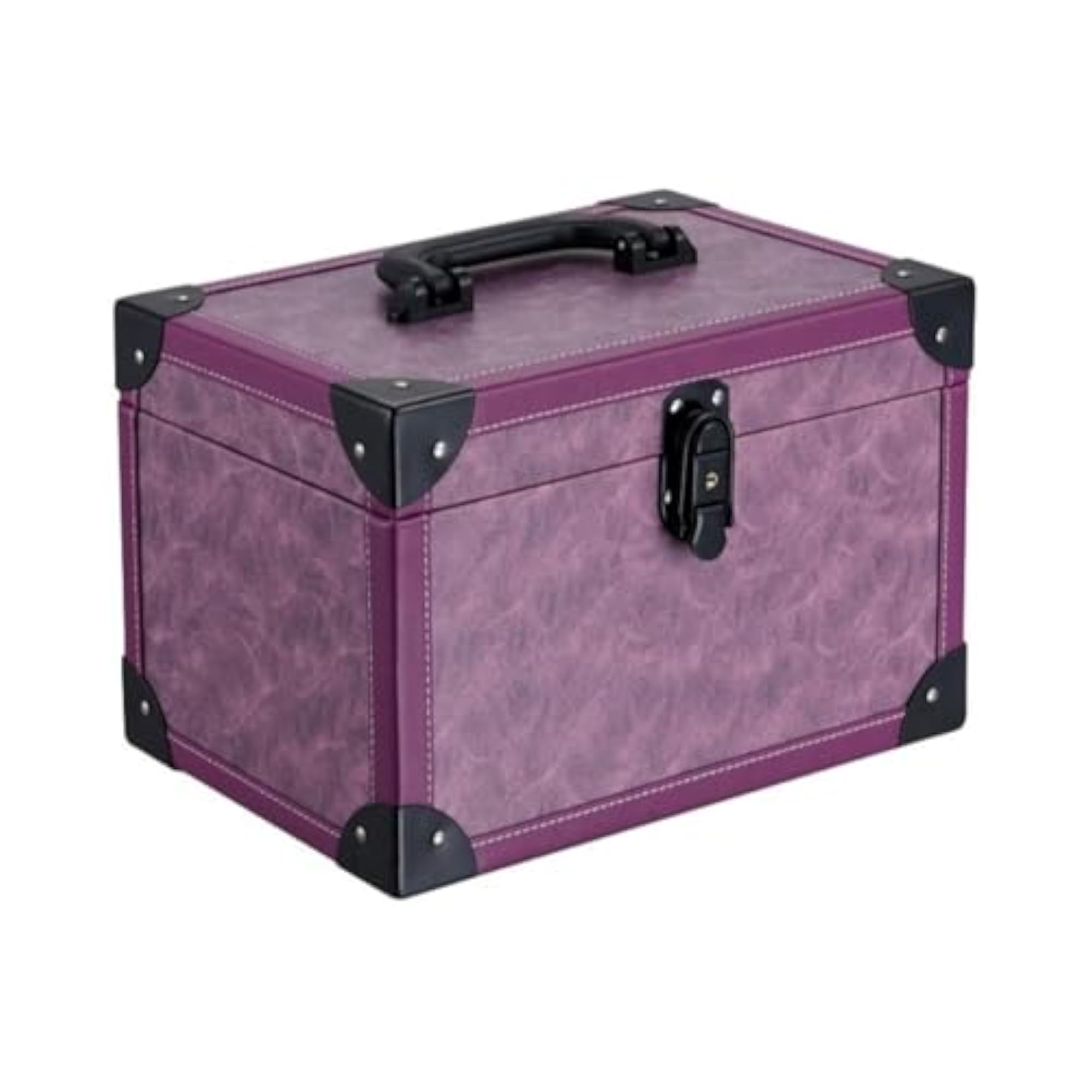 Professional Makeup Train Case, Purple