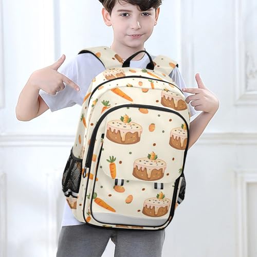 Sac à dos motif gâteau imprimé sans couture, design unique et coloré - 6