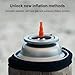 Cassette tankCharging Valve – Practical Propane tankAdapter Converter, Torch Nozzle Connector Design, Reusable Cassette Gas tankWelding Valve Head, Durable Metal Construction | Camping Picnic Outdo