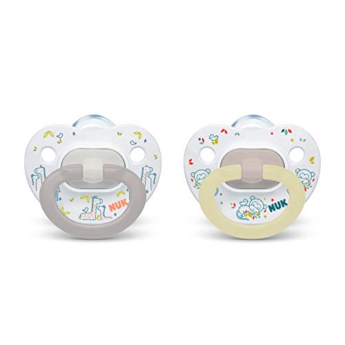 Image of NUK Orthodontic Pacifiers, Girl, 0-6 Months, 2-Pack