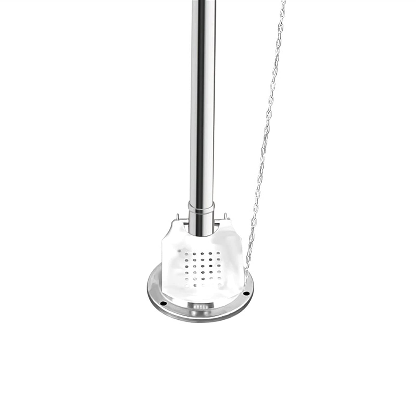 Lavaojos Vertical, estación lavaojos de Emergencia, Equipo de Limpieza de Doble Boquilla, con Interruptor de Pedal, fácil y Conveniente, Equipo de Seguridad de Acero Inoxidable,