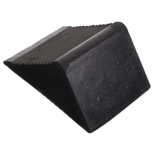 IWOWHERO スロープ パッド ホイール ブロック タイヤ ブロック 車 消耗品 車 タイヤ 輪止め 車 トレーラー スロープ ホイール ストッパー 重量物 ゴム ウェッジ ホイール 滑り止め