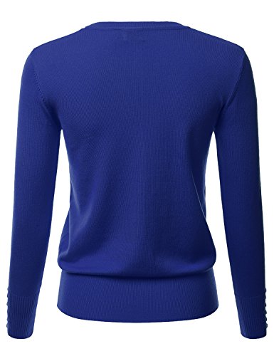 Image of LALABEE Women's V-Neck Long Sleeve Button Down Sweater Cardigan Soft Knit(S-XXL)