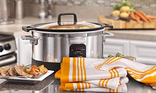 Urban Villa Kitchen Towels (20X30 Inches 6 Pack) Extra Large Premium Dish Towels For Kitchen Yellow & White Dish Cloths Highly Absorbent 100% Cotton Kitchen Hand Towels With Hanging Loop Tea Towels #TOP5