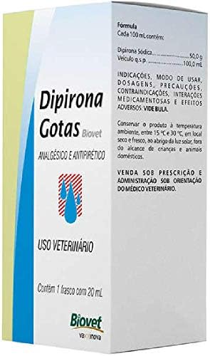 Dipirona Gotas Biovet - 20 ml