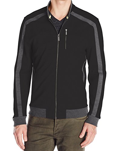Calvin Klein Men's Long Sleeve Color Blocked Knit