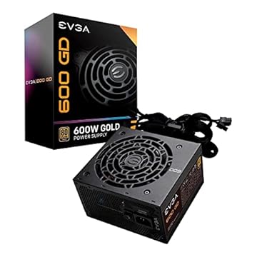 EVGA 100-GD-0600-V1, 600 GD, 80+ GOLD 600W, 5 anos de garantia, fonte de alimentação