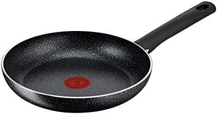 Tefal C2670702 Start Easy 30 cm Frypan, Aluminium, Titanium Non-Stick Coating, Thermo-Signal, Technology, Black