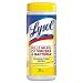 LYSOL Brand Products - LYSOL Brand - Citrus Scented Disinfecting Wipes w/Micro-Lock Fibers, 7 x 8, 35/Canister - Sold As 1 Each - Bleach- and alcohol-free disinfectant wipes clean and deodorize highly sensitive workspaces. - Safe on vinyl and nonporous surfaces, wipes provide maximum coverage on hospital beds, carts, counters and exam tables. - Kills 99.9% of germs on hard, nonporous surfaces.