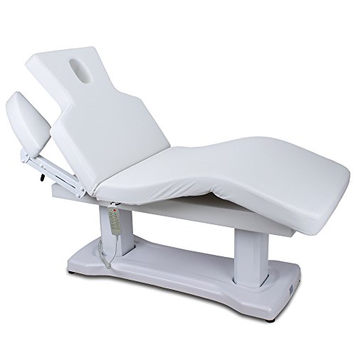 Preisvergleich Produktbild Elektrische Behandlungsliege Therapieliege Massageliege 003818 Weiß