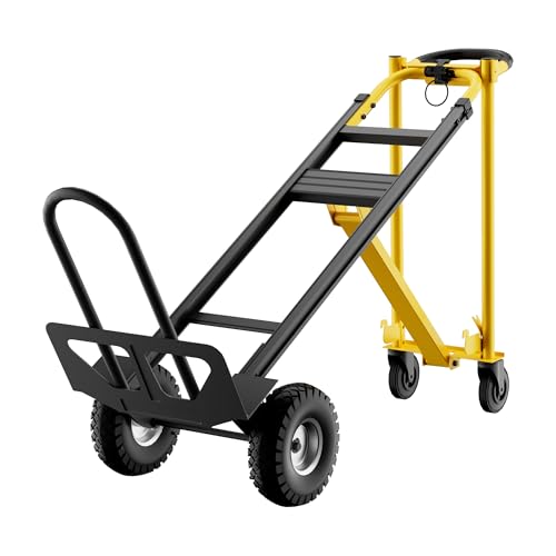 Carretilla plegable de mano 3 en 1 con ruedas 800 lbs