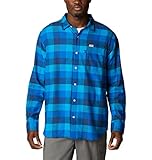 Columbia Slack Tide - Camisa de franela de manga larga para hombre, talla S