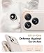 GolbinBox Magnetic for iPhone 17 Pro Max Case, [Compatible with MagSafe] [Full Camera Protection], Liquid Silicone Case with Cute cat Ear, Full Body Shockproof Phone Cover for 17 Pro Max 6.9'', Stone