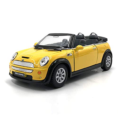 modelismo a escala mini cooper s (amarillo)