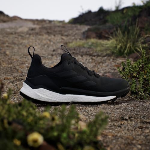 Image of adidas Mens Terrex Free Hiker 2.0 Low Gore-Tex Hiking Hiking Sneakers Shoes - Black